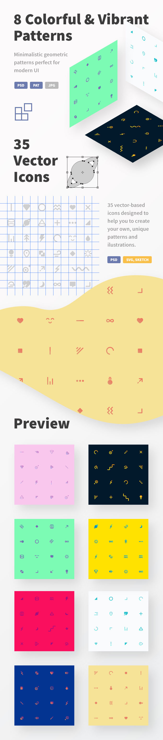 Download the Free Icons and UI Patterns Set