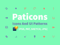 Free Icons and UI Patterns Set