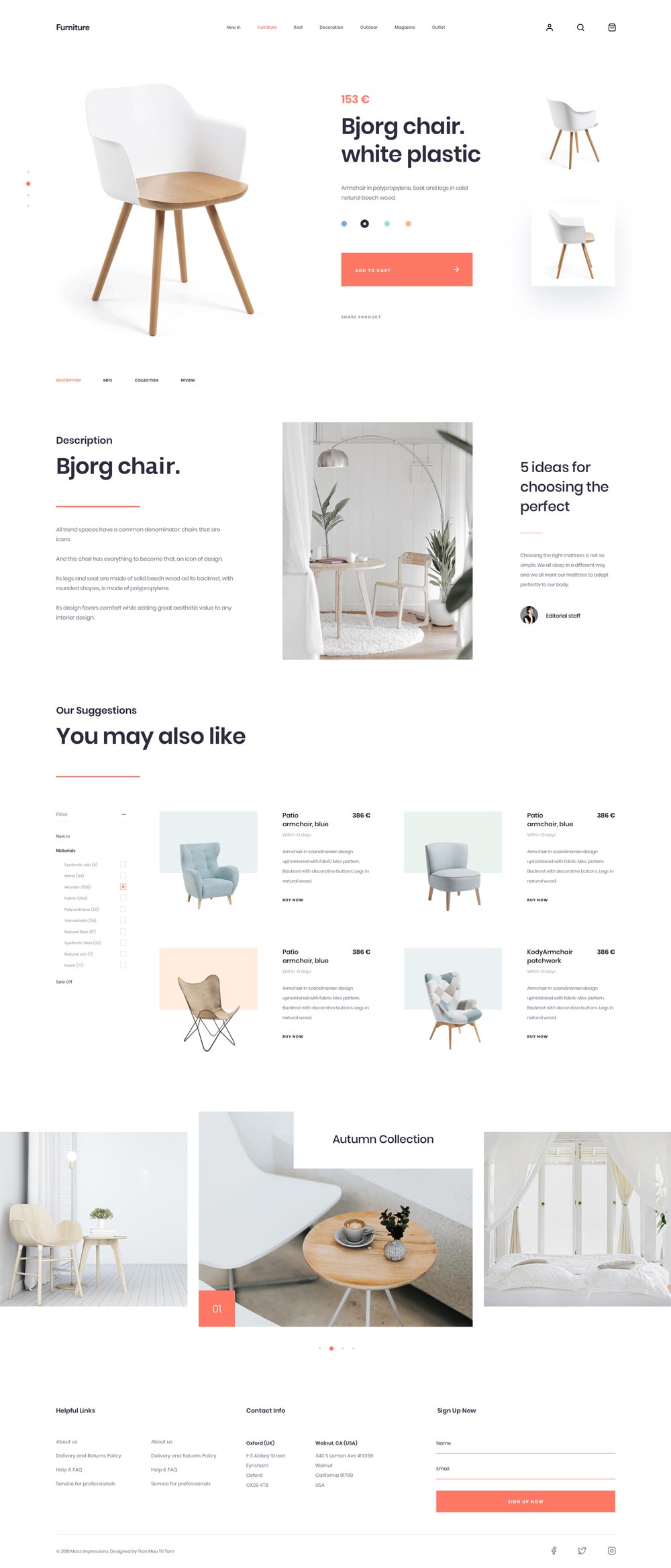 Free Furniture eCommerce Website Template