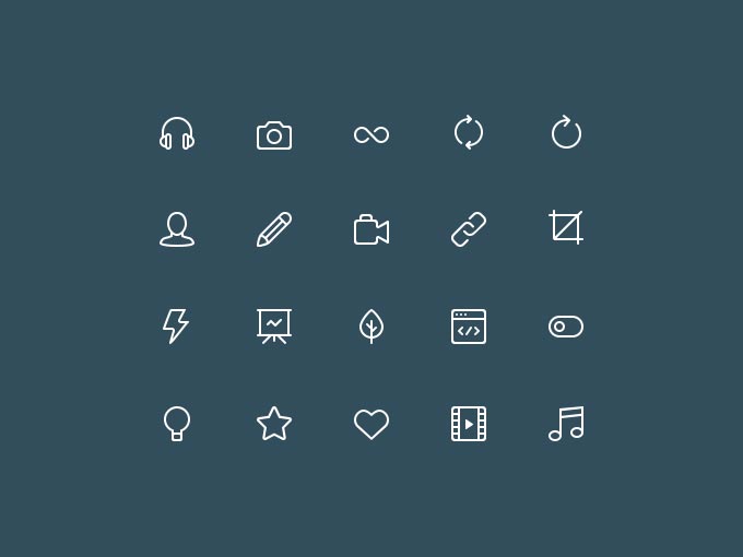 Free Line Icons Set Vol 2