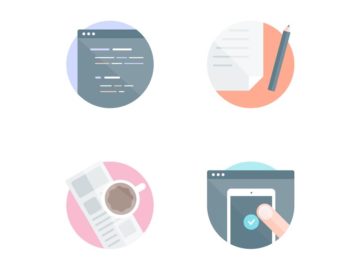 Simple Round Icons for Sketch