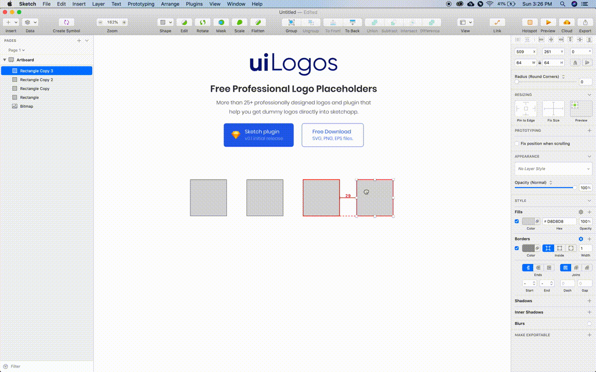 uiLogos Icon Set, Sketch and Adobe XD Plugin