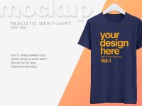 Free Realistic T-Shirt Mockup