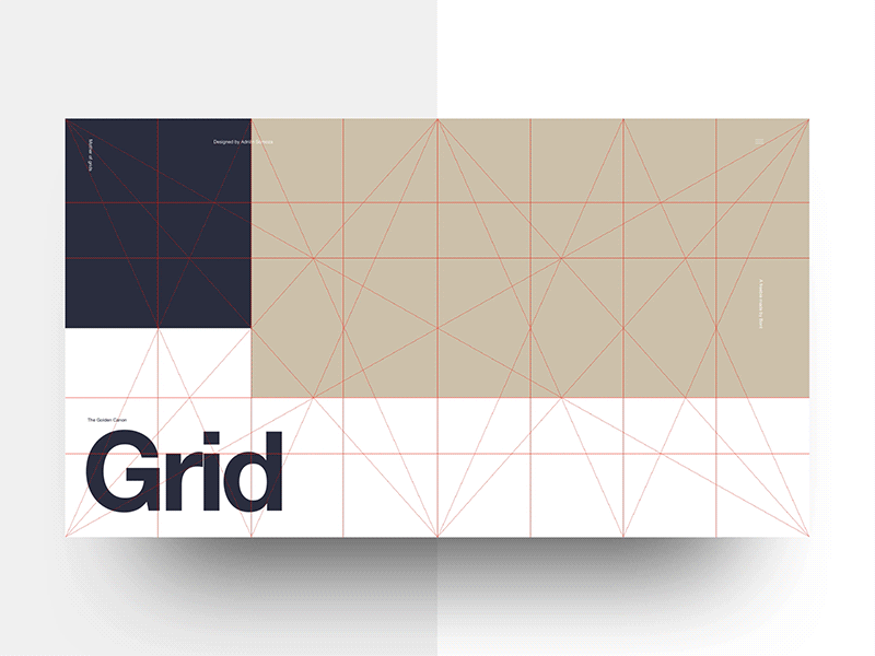 Free Golden Grid Template