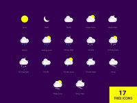 17 Free Weather Icons Set