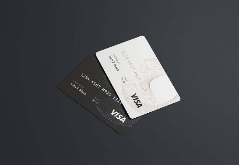 Free Credit Card PSD Mockup