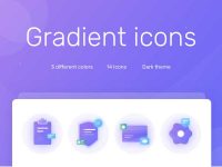 Free Gradient Icon Set