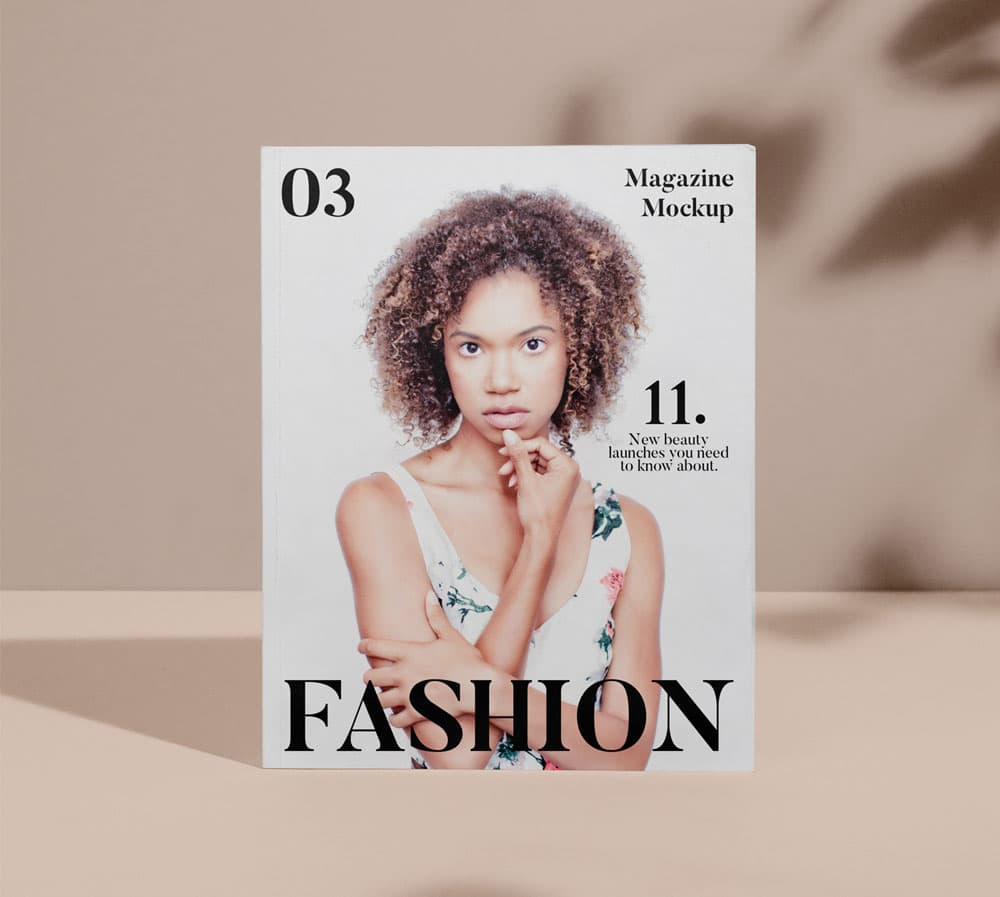 Download Free Magazine Cover PSD Mockup | Download Free PSD Mockups