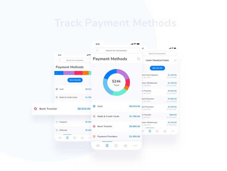 Free Payments Tracking UI Kit