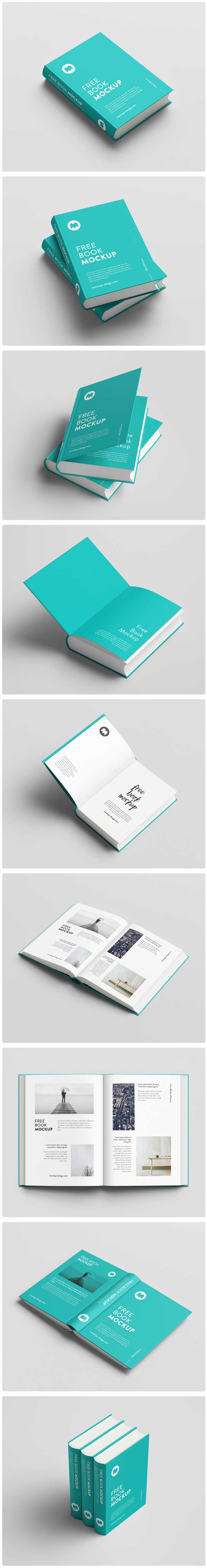 Free Thick Book Mockup Pack
