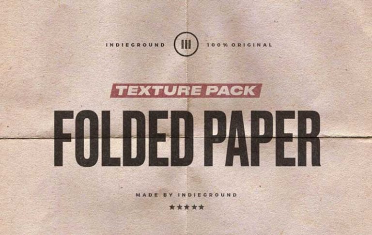 Free Vintage Folded Paper Textures Pack