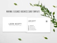 Minimal Elegance Free Business Card Template
