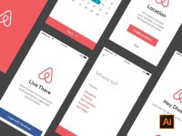 Free Airbnb Concept UI Kit