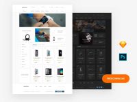 Free eCommerce Web Page Template