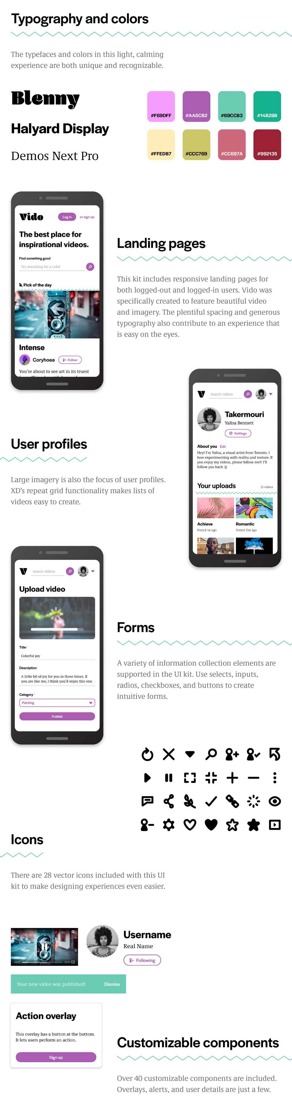 Social Media Video Experience Free UI Kit