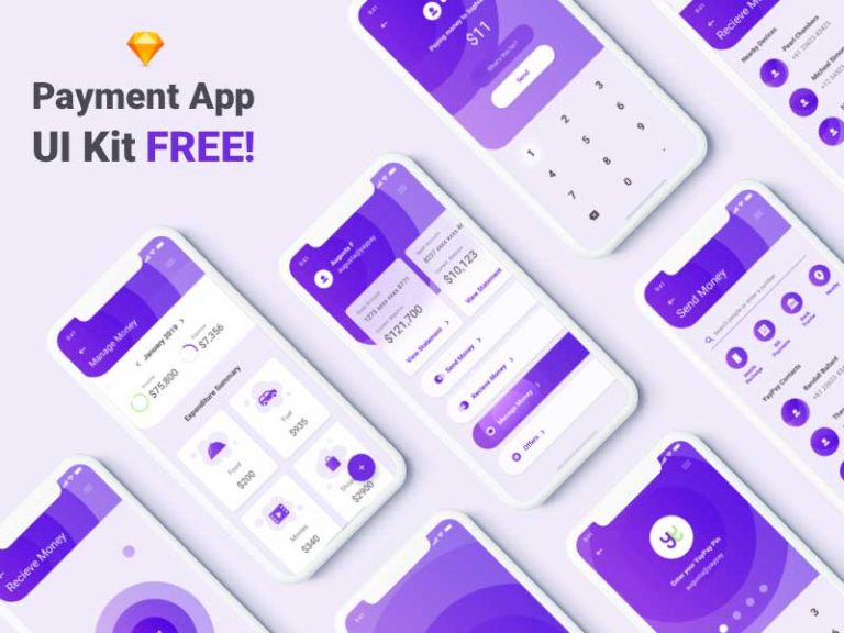 Payment App Free UI Kit
