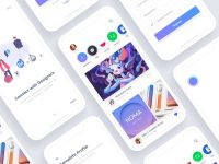 Social App For Designers Free UI Kit