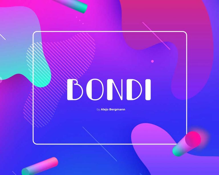 Bondi Typeface Free Font
