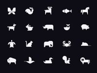 Free Animal Icon Set for Adobe XD