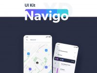 Navigo Transportation App Free UI Kit for Adobe XD