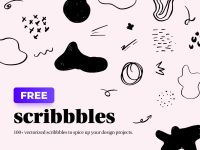 100+ Free Vectorized Scribbles for Illustrator