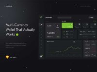 Crypto Wallet Blockchain Dashboard Free UI Kit for Sketch