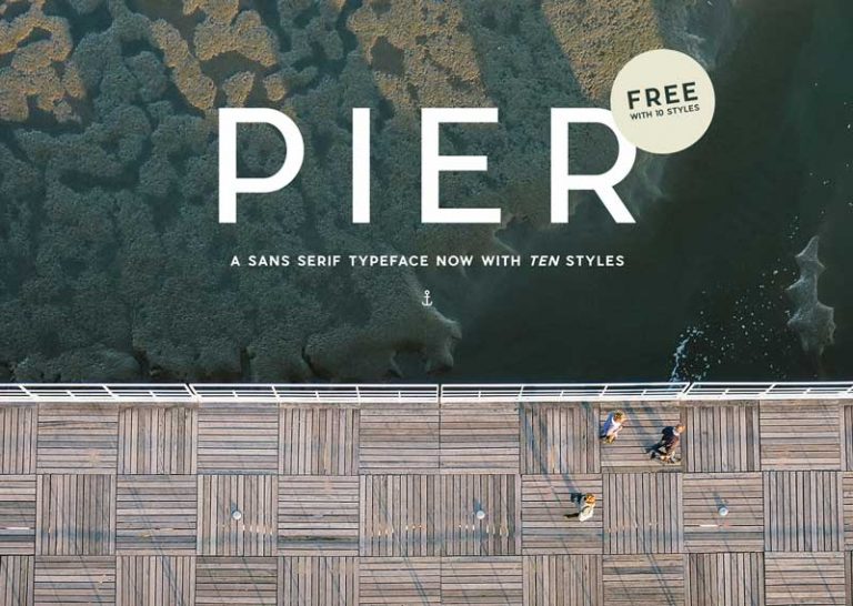 Pier Sans Free Font
