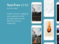 Text Free UI Kit for Adobe XD