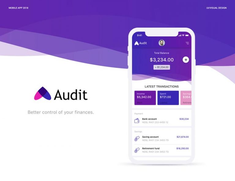 Audit Free Finance App Concept Ui Kit