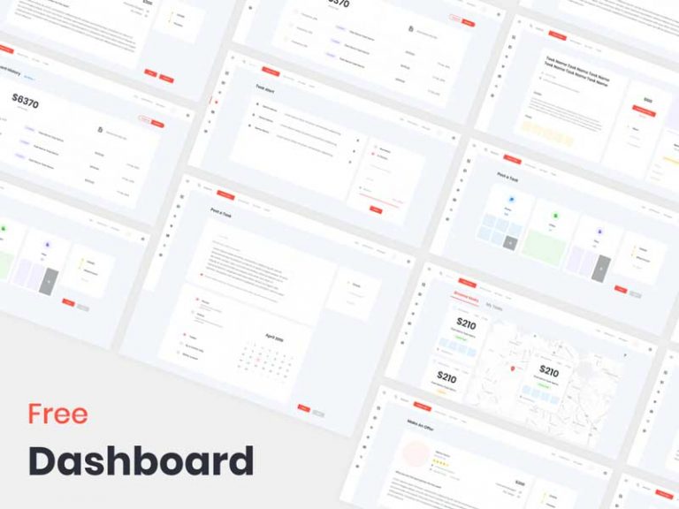Free Dashboard UI Concept Designs