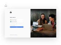 Free Login Page Concept for Adobe Xd