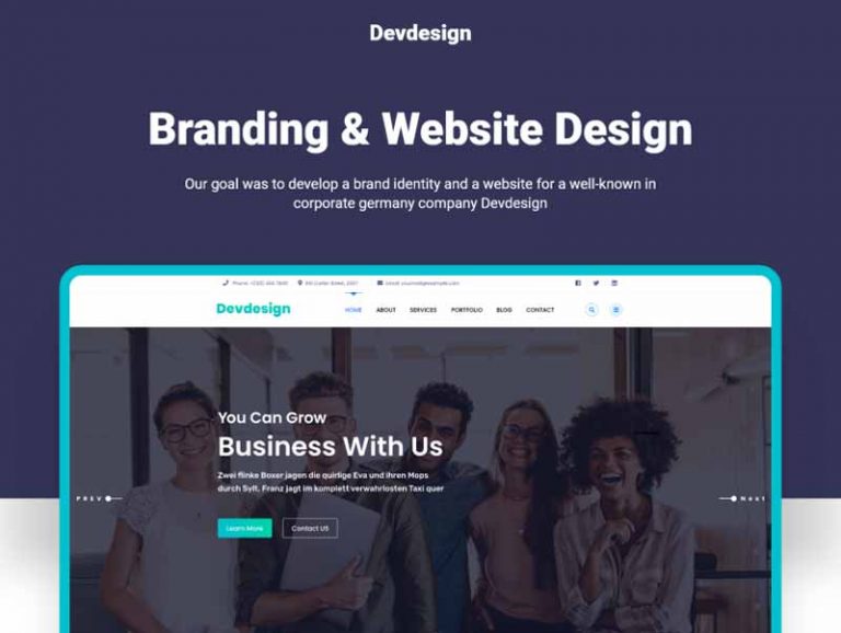 Landing Page Free Website Template