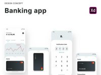 Mobile Banking App Free UI Design