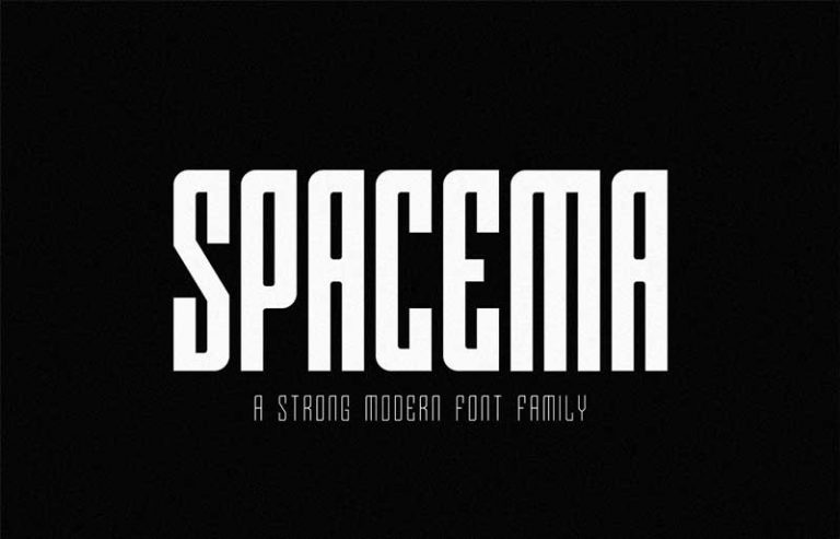 Spacema Free Strong Modern Font