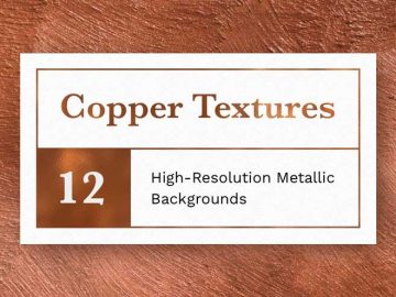 12 Free Copper Textures Pack