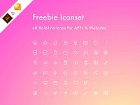 48 Free Bold-Line Icons