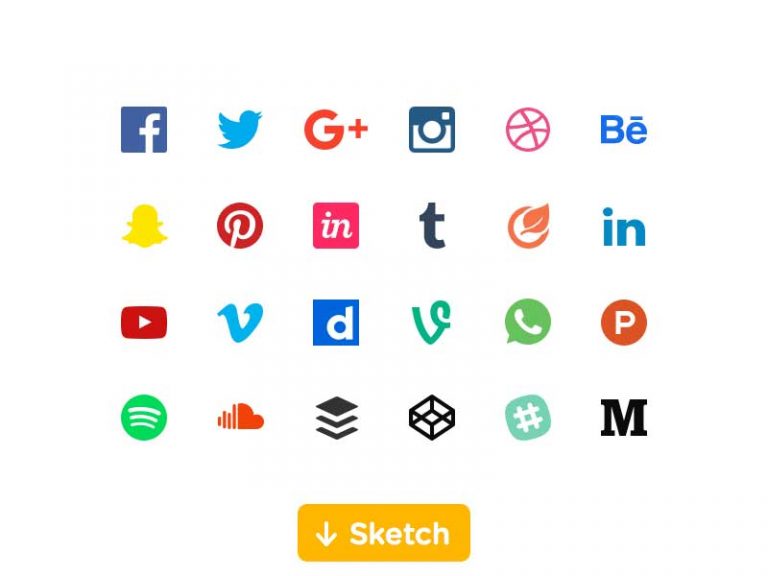50 Free Flat Icons for Sketch & Illustrator