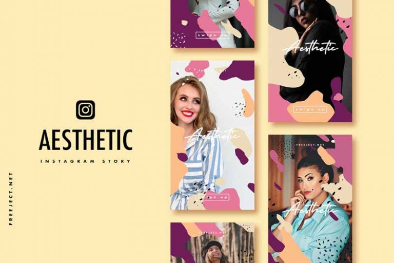 Aesthetic Shapes Free Instagram Story Template