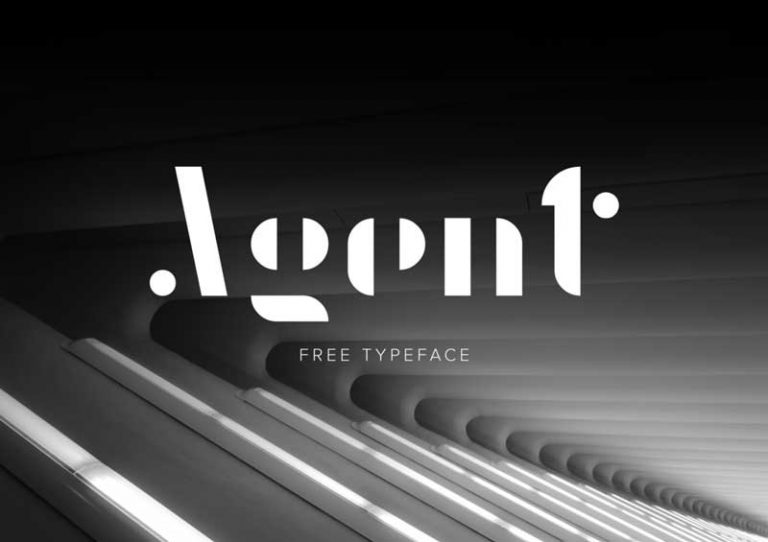 Agent Free Display Typeface