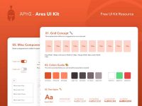 Ares Free UI Kit for Sketch