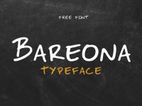 Bareona Free Handwritten Typeface