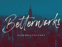 Betterworks Free Handwritten Font