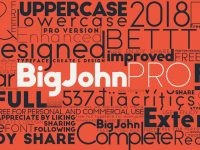 Big John Pro Free Font