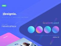 Design Agency Free Landing Page Web Template