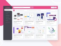 Dribbble Website Redesign Concept Freebie for Adobe XD