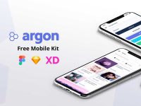 Free Argon Mobile UI Kit