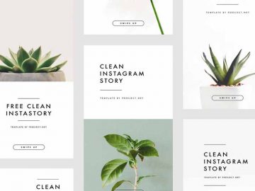 Free Clean Instagram Story Template