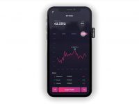 Free Crypto Wallet Mobile Experience for Adobe XD