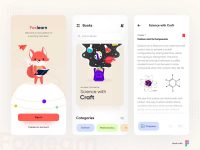 Free E-Learning App UI Design for Figma