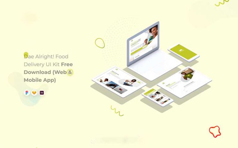 Free Food Delivery UI Kit